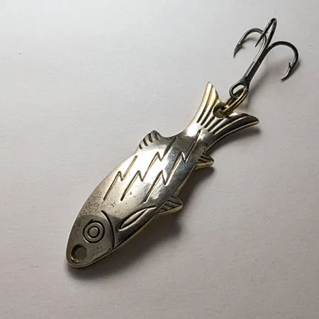 Atlantic Lures Golden Wobble-Fish, 7g Oro/Nichel, Ondulante #20128