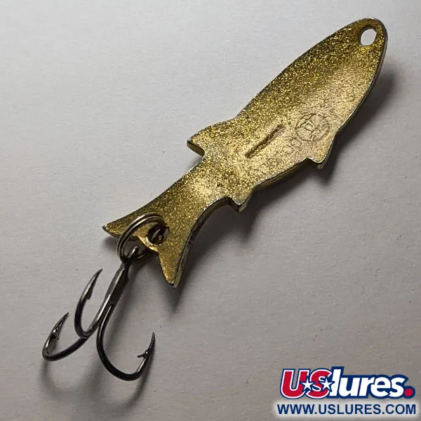 Atlantic Lures Golden Wobble-Fish, 7g Oro/Nichel, Ondulante #20128