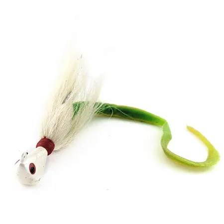 Arkie Lures Ocean Logic Bucktail Striper Jig, 31g, Pearl, Jig per Striped Bass #20139