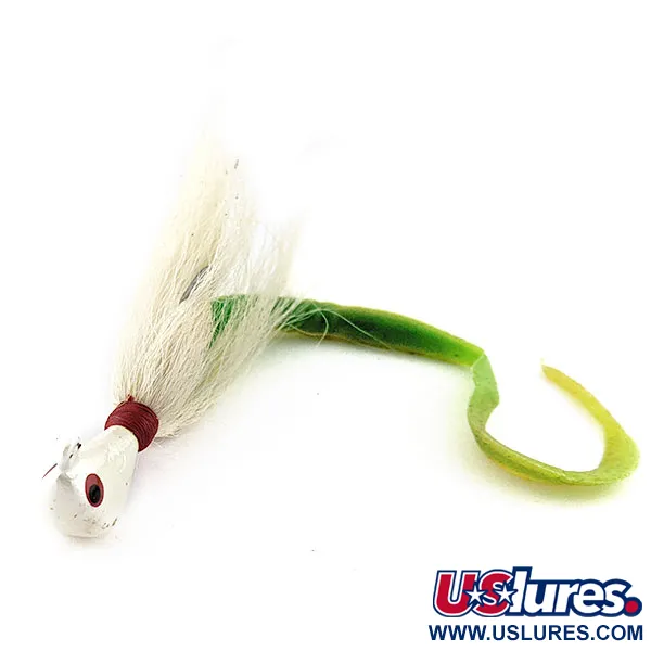 Arkie Lures Ocean Logic Bucktail Striper Jig, 31g, Pearl, Jig per Striped Bass #20139