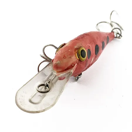 Rapala Shad Rap Deep Runner 08, 11g, Rosso a pois neri, Esca artificiale #20142