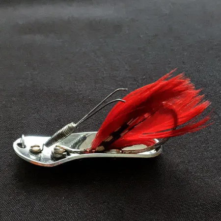 Pflueger Chum 2, 7g, Nickel/Rosso, Cucchiaino Antialga #20257