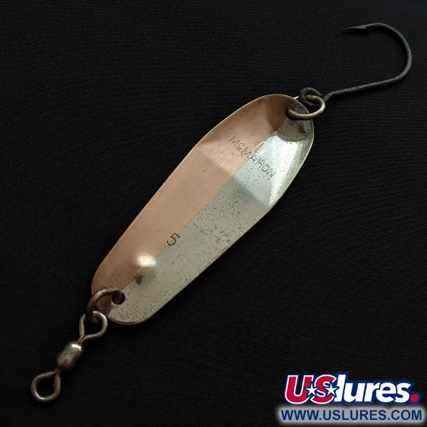 Luhr Jensen McMahon 5, 14g nickel/ottone, Ondulante #20478