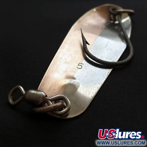 Luhr Jensen McMahon 5, 14g nickel/ottone, Ondulante #20478