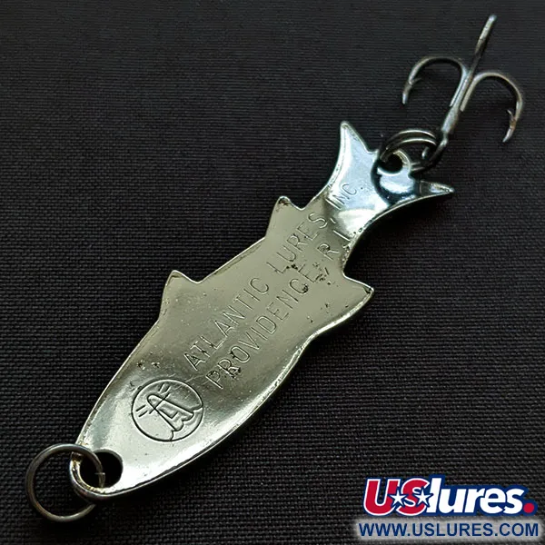 Atlantic Lures Golden Wobble-Fish, 7g, nichel, 4cm, cucchiaino #20479