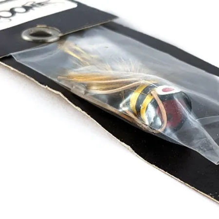 Boone Fly popper, nero/giallo, 3 cm, Esca da mosca #20540