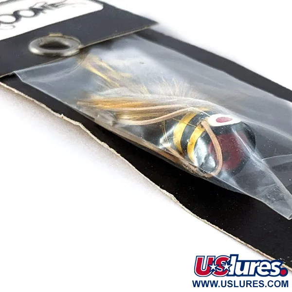 Boone Fly popper, nero/giallo, 3 cm, Esca da mosca #20540