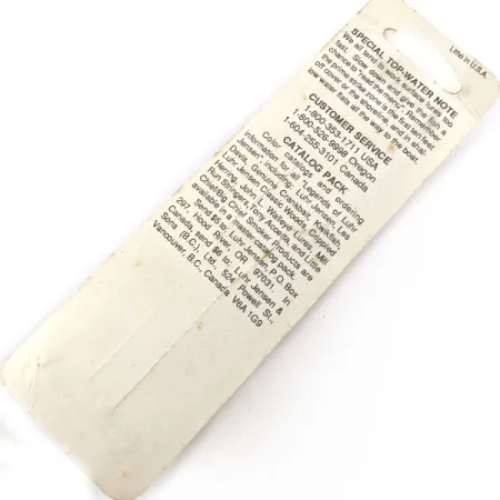 Luhr Jensen Nippin' Sam Wood, 7g, Argento, Esca Topwater #20575