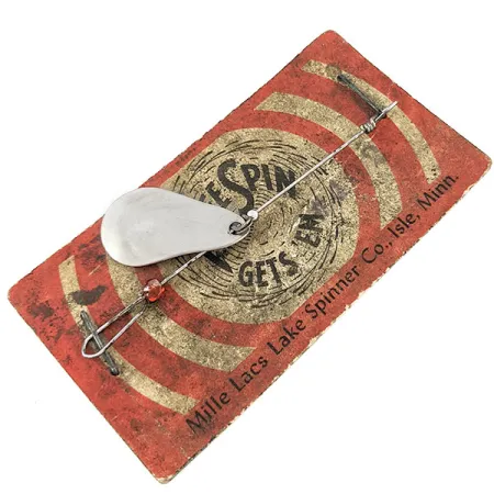 Mille Lacs Lake Spinner, Nichel, 1g, Cucchiaino Rotante #20622