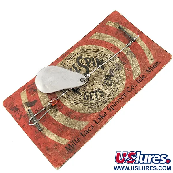 Mille Lacs Lake Spinner, Nichel, 1g, Cucchiaino Rotante #20622