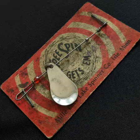 Mille Lacs Lake Spinner, Nichel, 1g, Cucchiaino Rotante #20622