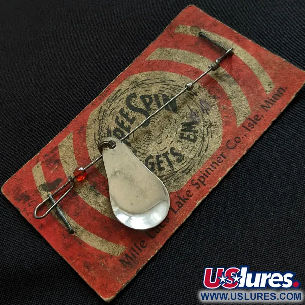 Mille Lacs Lake Spinner, Nichel, 1g, Cucchiaino Rotante #20622