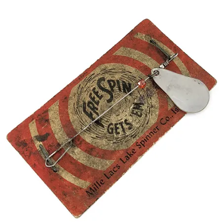 Mille Lacs Lake Spinner, Nichel, 1g, Cucchiaino Rotante #20622