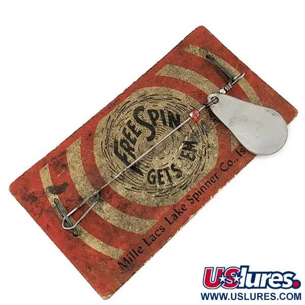 Mille Lacs Lake Spinner, Nichel, 1g, Cucchiaino Rotante #20622