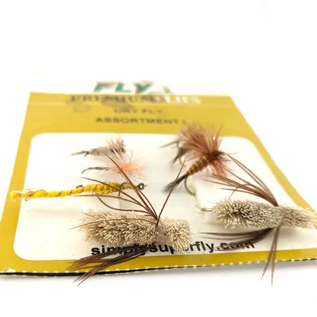 Superfly Assortment I, mosche secche premium, pesca a mosca #20818