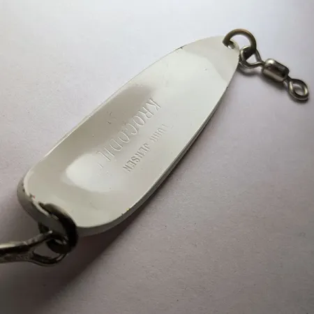 Luhr Jensen Krocodile #5, 28g white/orange UV, Ondulante #21107