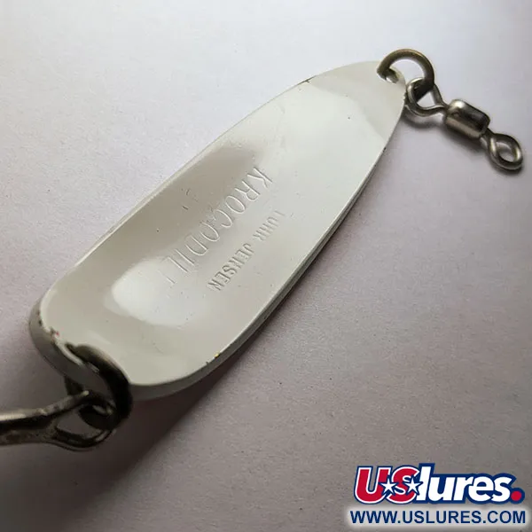 Luhr Jensen Krocodile #5, 28g white/orange UV, Ondulante #21107