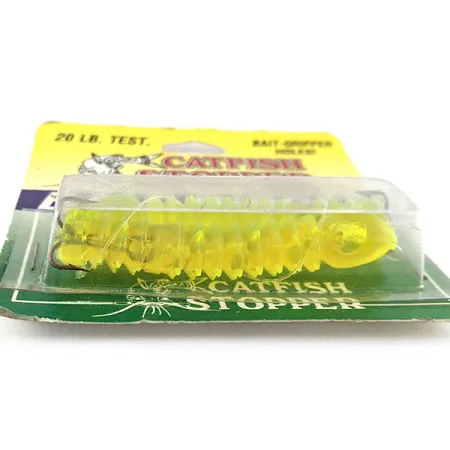 Catfish Stopper Lures Bait Dipper, giallo, 6.5cm, esca siliconica #21202