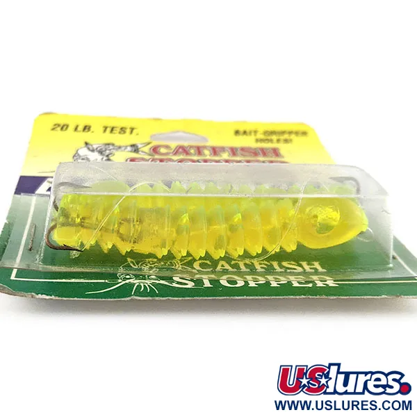 Catfish Stopper Lures Bait Dipper, giallo, 6.5cm, esca siliconica #21202