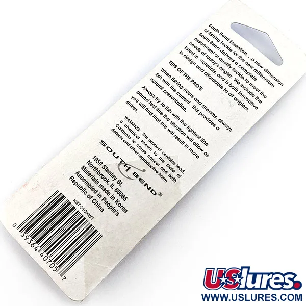 South Bend Kast-A-Way, 28g cromo, cucchiaino da jigging #21215