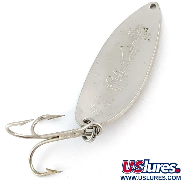 Seneca Little Cleo (Hula Girl), 21g Nichel/Verde, Cucchiaino Ondulante #21236