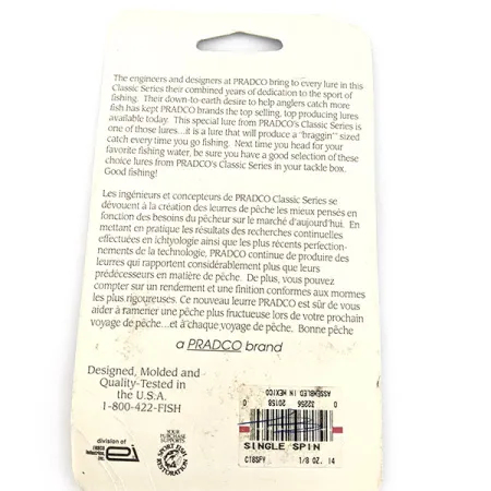 Bomber the Classics Bushwhacker, 4g, Nickel/Giallo, Spinnerbait #21283