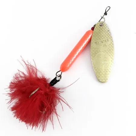 Yakima Bait Worden’s Original Rooster Tail, 14g Oro/Rosa Acceso, Artificiale Rotante #21427