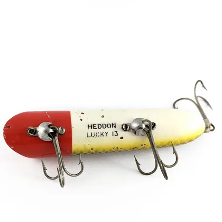 Heddon Lucky 13, Red Head Yellow Scale, 21g, Esca Topwater #21435