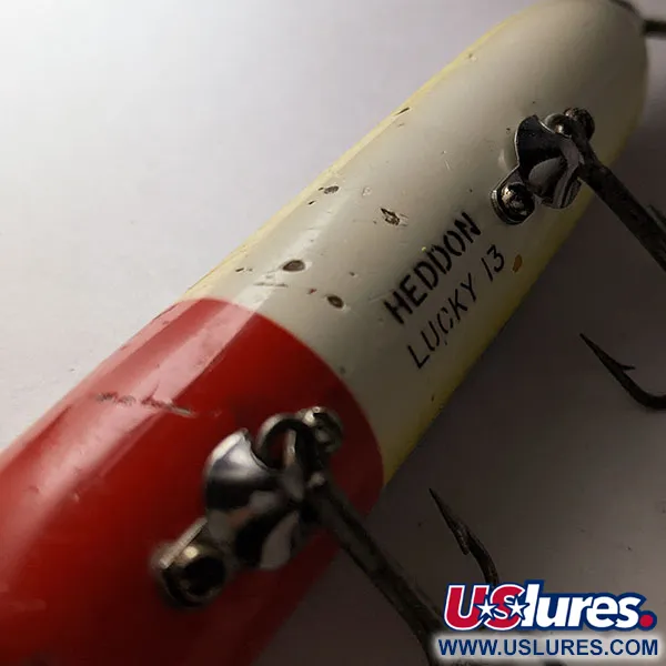 Heddon Lucky 13, Red Head Yellow Scale, 21g, Esca Topwater #21435