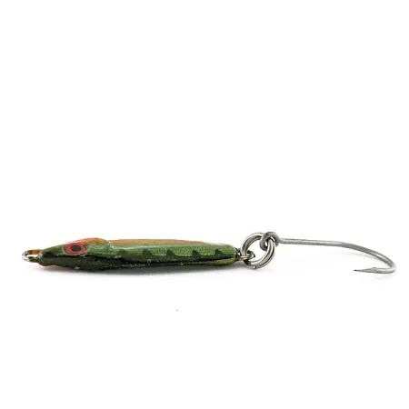 Luhr Jensen Crippled Herring, 14g, Verde e Arancione, Metal Jig #21464