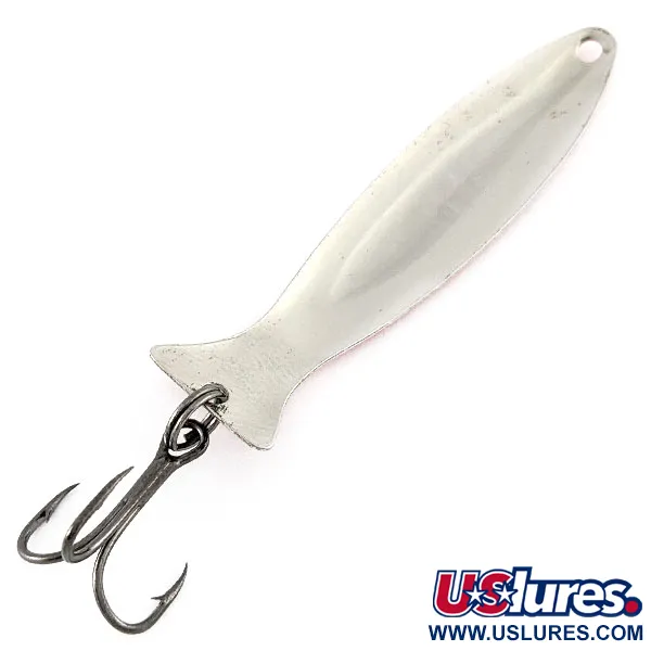 Worth Fly Rod Demon, 2,5g, Rosso/Bianco/Nichel, Cucchiaino #21501