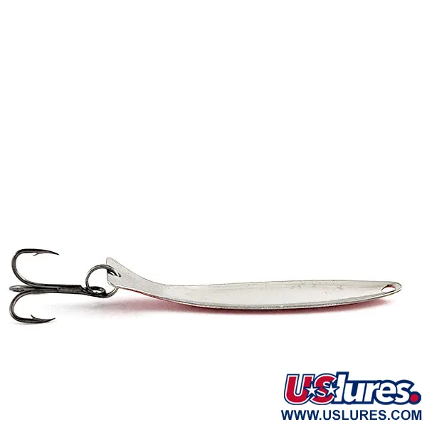 Worth Fly Rod Demon, 2,5g, Rosso/Bianco/Nichel, Cucchiaino #21501