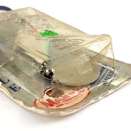 Mann's Little George, 14 g, Nickel/Blue, Tail Spinner #21555