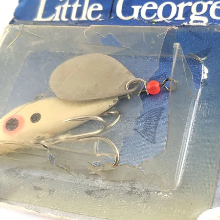Mann's Little George, 21g Bianco Perla, Tail Spinner #21588