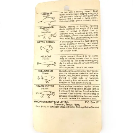 Whopper Stopper Bayou Boogie, Barfish 7g, Artificiale Sinking #23647