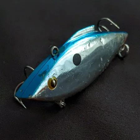 Bill Lewis Rat-L-Trap, Cromo Argento Blu, 12g, Lipless Crankbait #21658