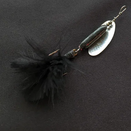 Yakima Bait Worden’s Original Rooster Tail, 8g nichel/nero, cucchiaino rotante #21662