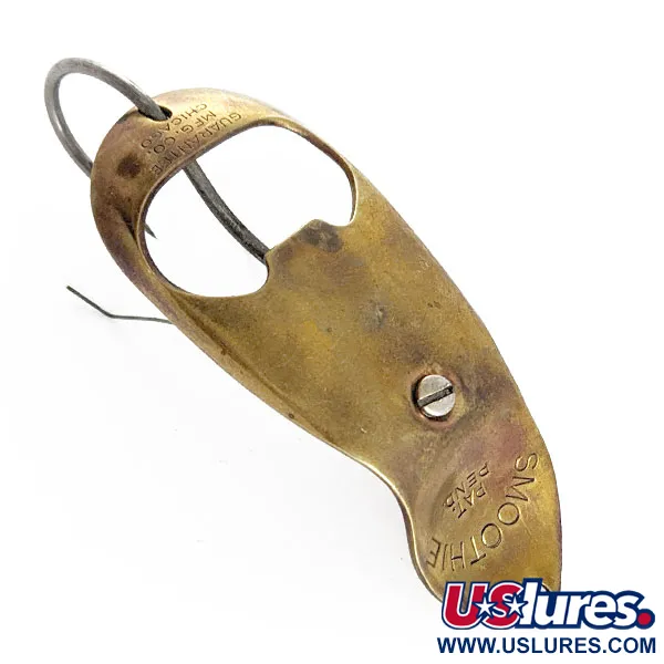 Guarantee Mfg Chicago Smoothie Spoon, 21g ottone, ondulante #21668