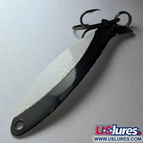 Worth Fly Rod Demon, 2,5g, nero/bianco/nickel, cucchiaino #21708