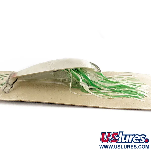 Hydro Lures Hydro Spoon, 14g bianco/verde, ondulante anti-incaglio #21789