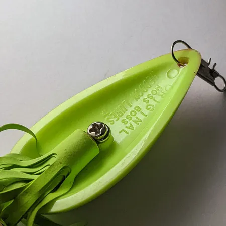 Heddon Original Moss Boss, Chartreuse, 9g, Cucchiaino Anti-incaglio #21790