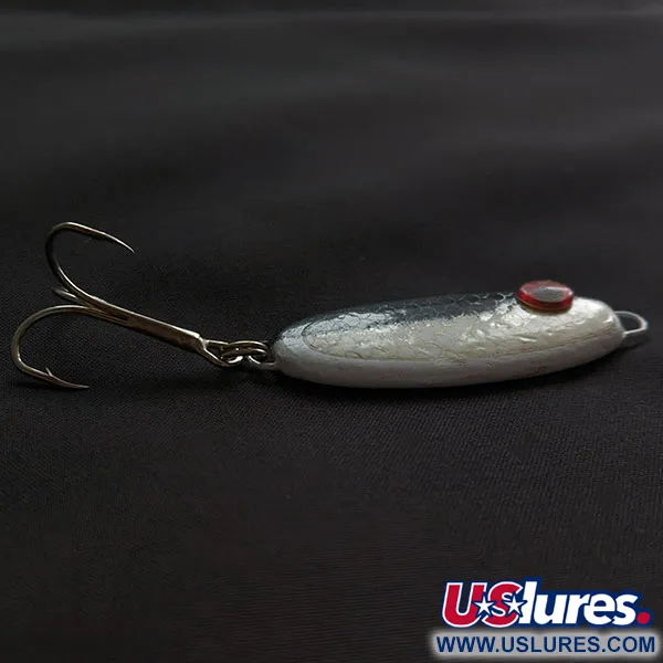 Bomber Slab Spoon, 42g, Bianco/Nero, Cucchiaino #21798