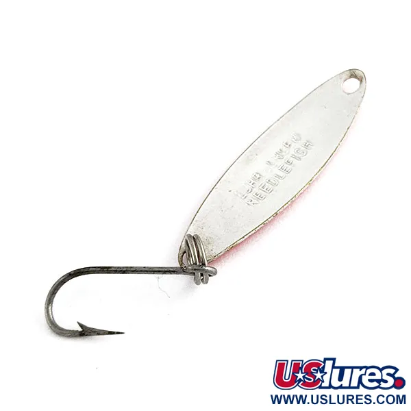 Luhr Jensen Needlefish 1, 1/16 oz (2 g), Bianco/Rosa, Cucchiaino #21838