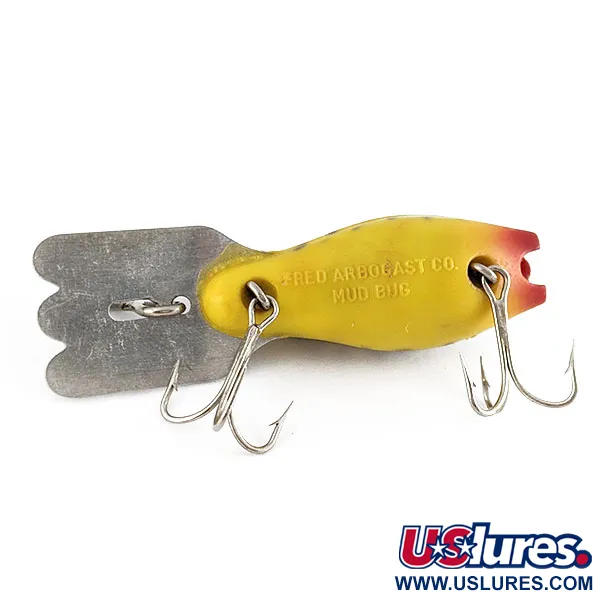 Fred Arbogast Mud Bug, 10g Giallo Maculato, Crankbait Deep-Diving #21877