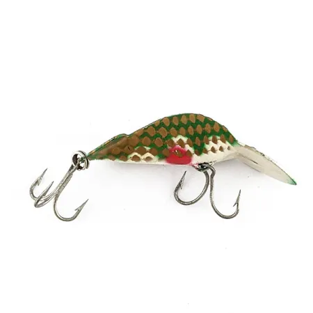 Buck Perry Spoonplug, 7g Verde/Bianco, Esca in metallo #21927