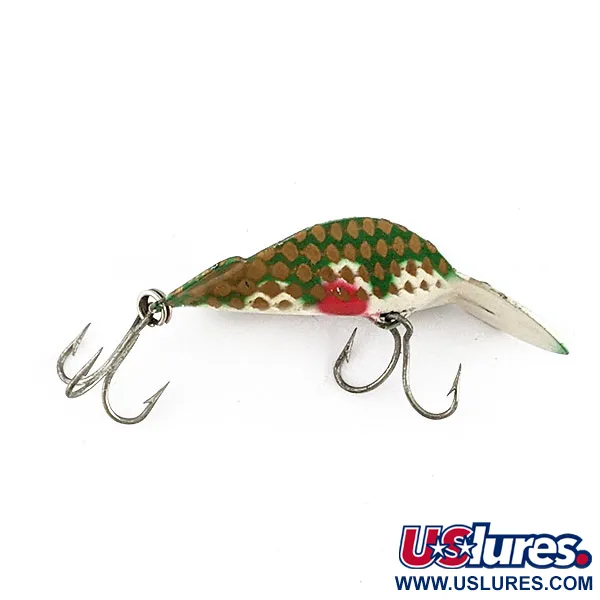 Buck Perry Spoonplug, 7g Verde/Bianco, Esca in metallo #21927