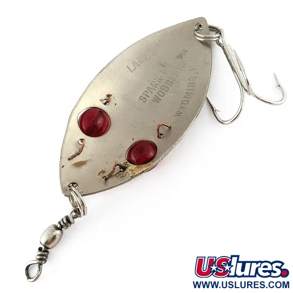 Lanes Tackle & Bait Lane's Spark-L-Eye, Nichel/Occhi Rossi, Ondulante #21950