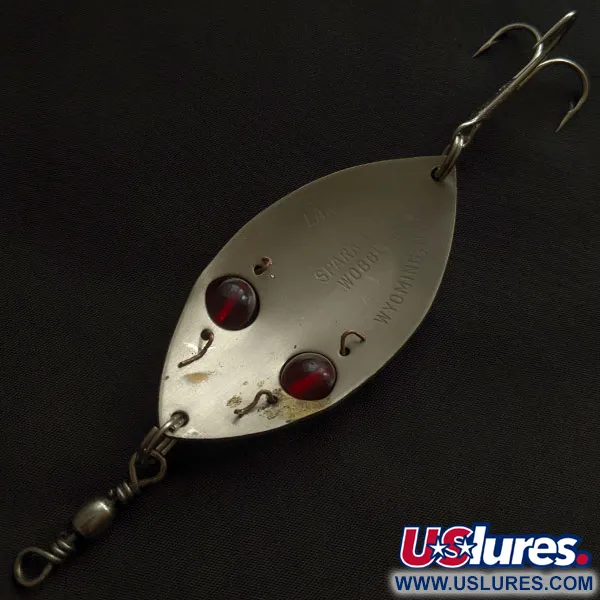 Lanes Tackle & Bait Lane's Spark-L-Eye, Nichel/Occhi Rossi, Ondulante #21950