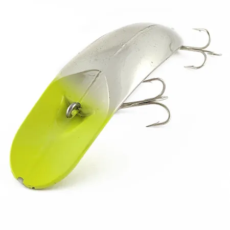 Luhr Jensen Rattling Kwikfish, Argento e Giallo Fluorescente, 48g, Esca da Traina #21953
