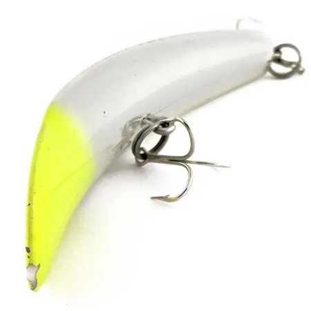Luhr Jensen Rattling Kwikfish, Argento e Giallo Fluorescente, 48g, Esca da Traina #21953